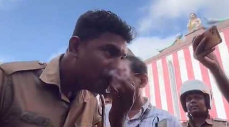 පොලිස් නිලධාරියෙකුට තුවාල කළ හිටපු නාගරික මන්ත්‍රී අත්අඩංගුවට