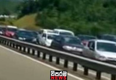 අධිවේගී මාර්ග කිහිපයක රථවාහන තදබදයක්