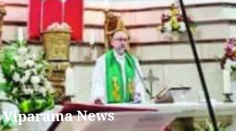 දේවමෙහෙය අතරතුර කුරුසිය කඩා වැටී මියගිය දේවගැතිවරයා දේවමෙහෙය අතරතුර කුරුසිය කඩා වැටී මියගිය දේවගැතිවරයා