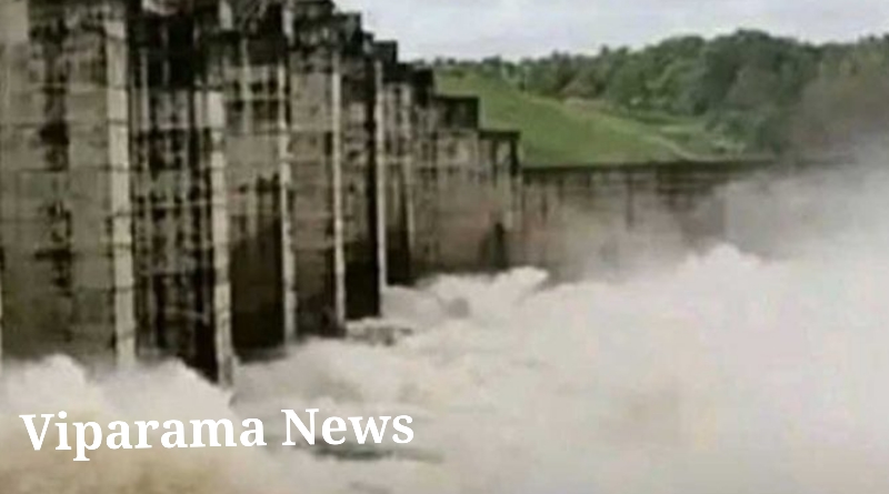 දැදුරු ඔය ජලාශයේ වාන් දොරටු 6 ක් විවෘත කෙරේ දැදුරු ඔය ජලාශයේ වාන් දොරටු 6 ක් විවෘත කෙරේ